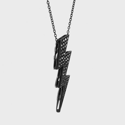 Black Lightening Necklace