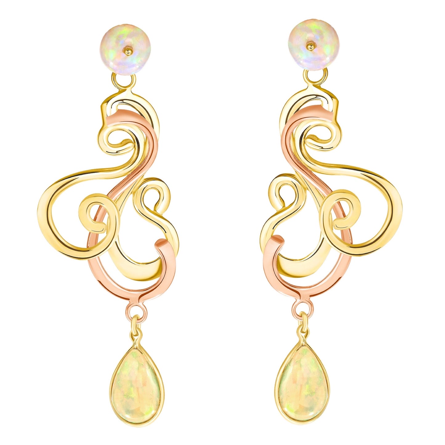 Dancing Opal Earrings #2