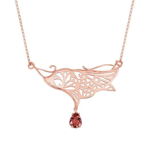 Tourmaline Wing Necklace