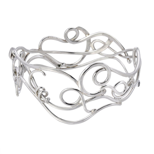silver bangle bracelet