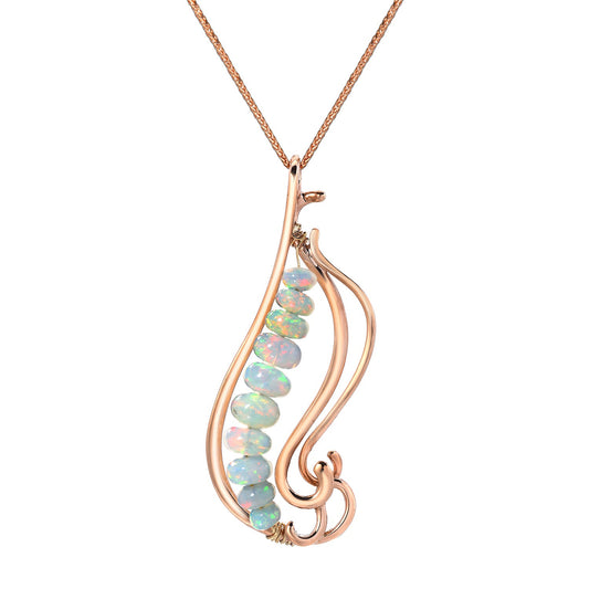 ethiopian opal necklace