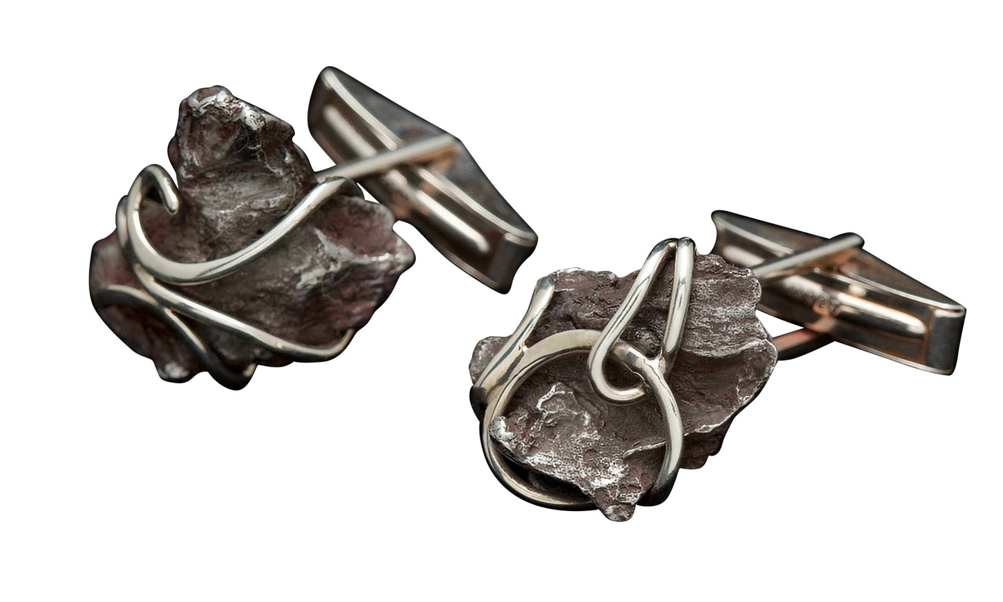 Meteorite Cufflinks