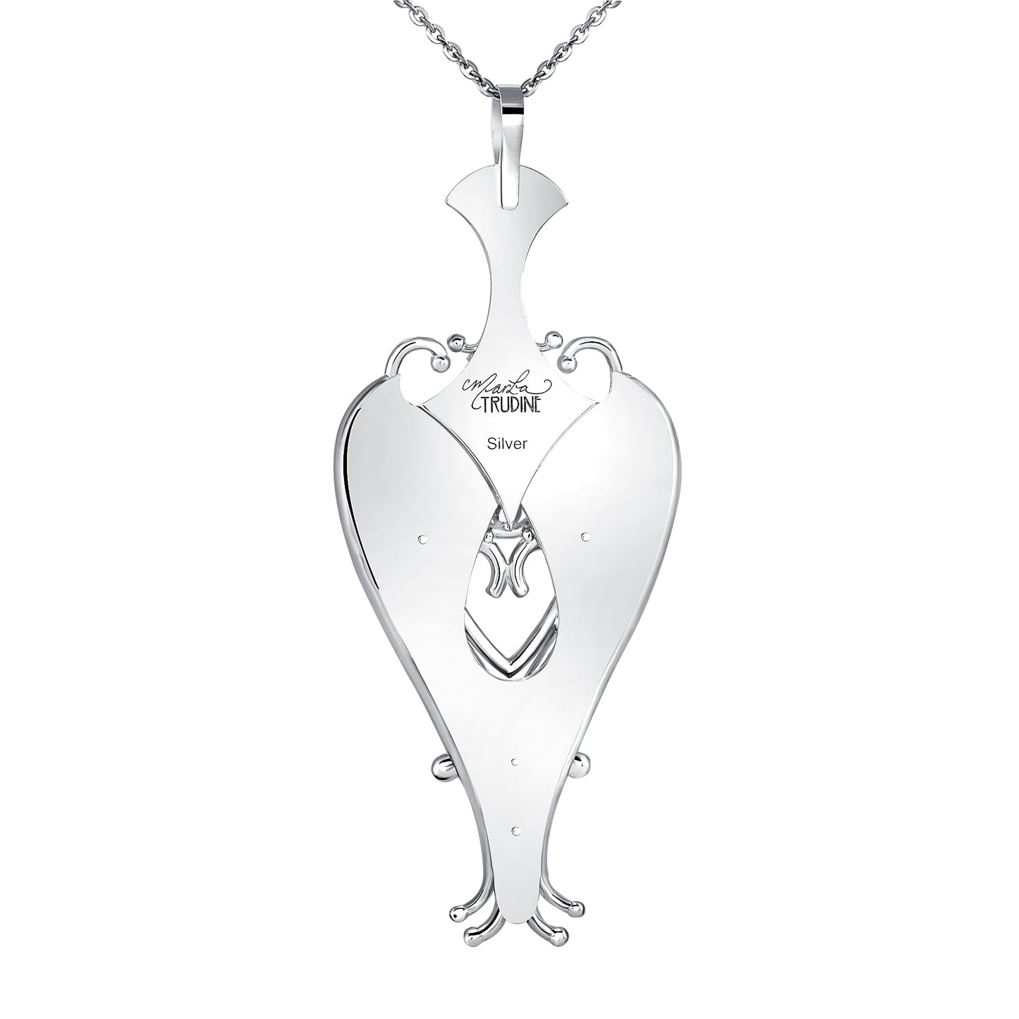 Kitty Pendant in Silver