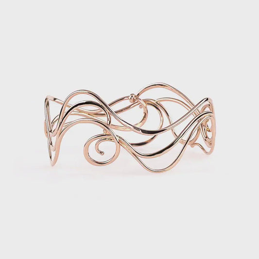 Rose Gold Waterfall Bracelet