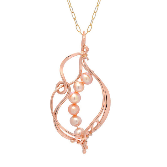 rose gold necklace