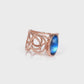 Moonstone and Rose Gold Ring
