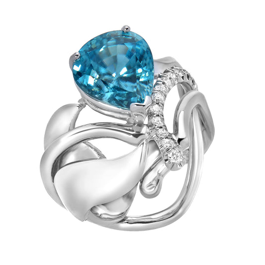 Blue Iris Ring