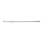 18K Yellow Gold and Silver Art Nouveau Drinking Straw