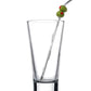 Silver Bloody Mary Straw with Hand-Blown Glass Olives