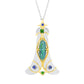 Her Majesty Necklace with Opal, Sapphire and Chrome Diopside