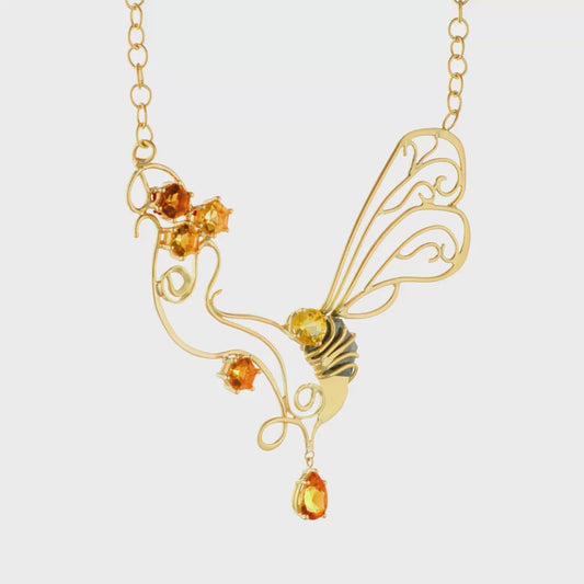 Honey Bee Necklace