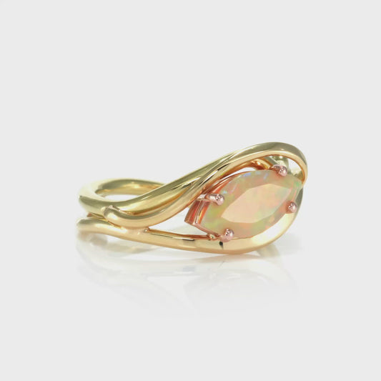 Marquise Opal Ring
