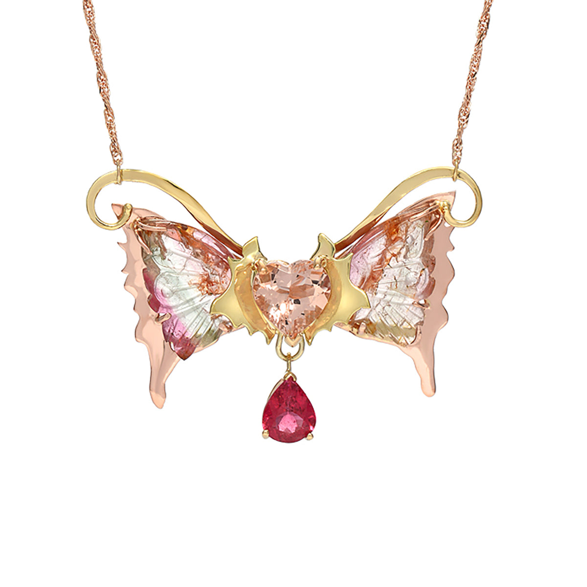 heart with wings necklace